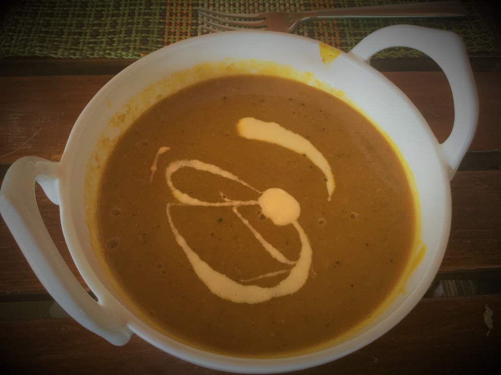 Cafe Diem roasted pumpkin soup