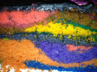 13 colour Marble cake
